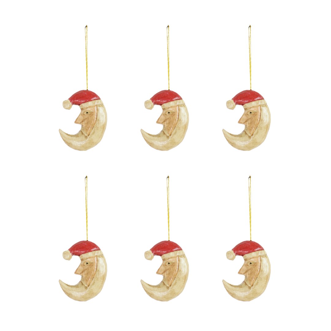 The Santa Moon Hanger – Set of 6 - Hippie Monkey - Hippie Monkey - Wholesale B2B Dropshipping